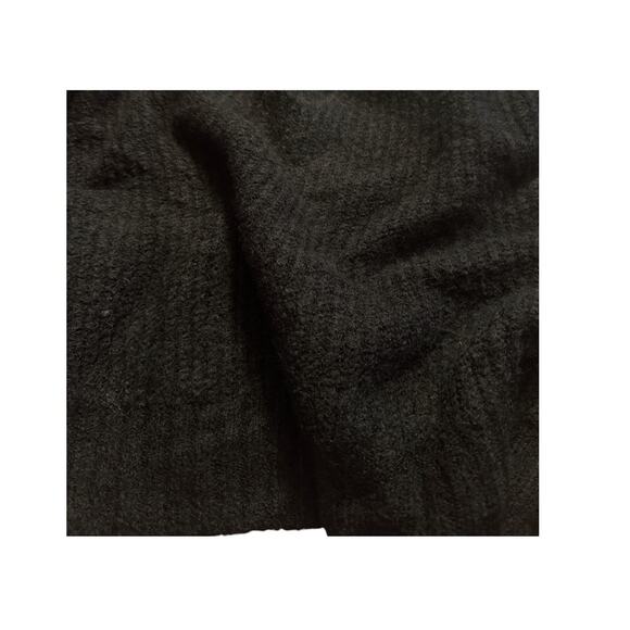 Universal Thread Open Stitch Hooded Pullover Sweater Womens Small Black Soft New - Picture 2 of 2